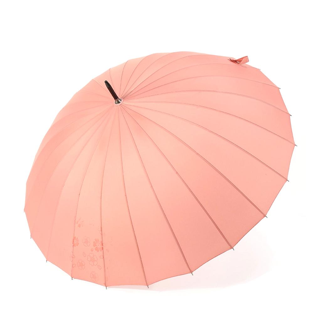 Long Handle Umbrellas Ultra Large Retro Style Umbrella J Stick 24 Ribs Dual-Use Umbrellas Strong Windproof Umbrellas