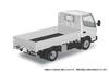 Aoshima Bunka Kyozai Rakupla Snap Kit Hino Dutro Flatbed Scale Plastic Plastic Model Kit (AOSHIMA) No. 23-WE (White) 1/32 Pre-Colored