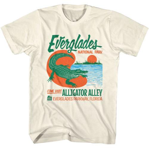 National Parks Alligator Alley Natural T-Shirt Unisex T-Shirt M