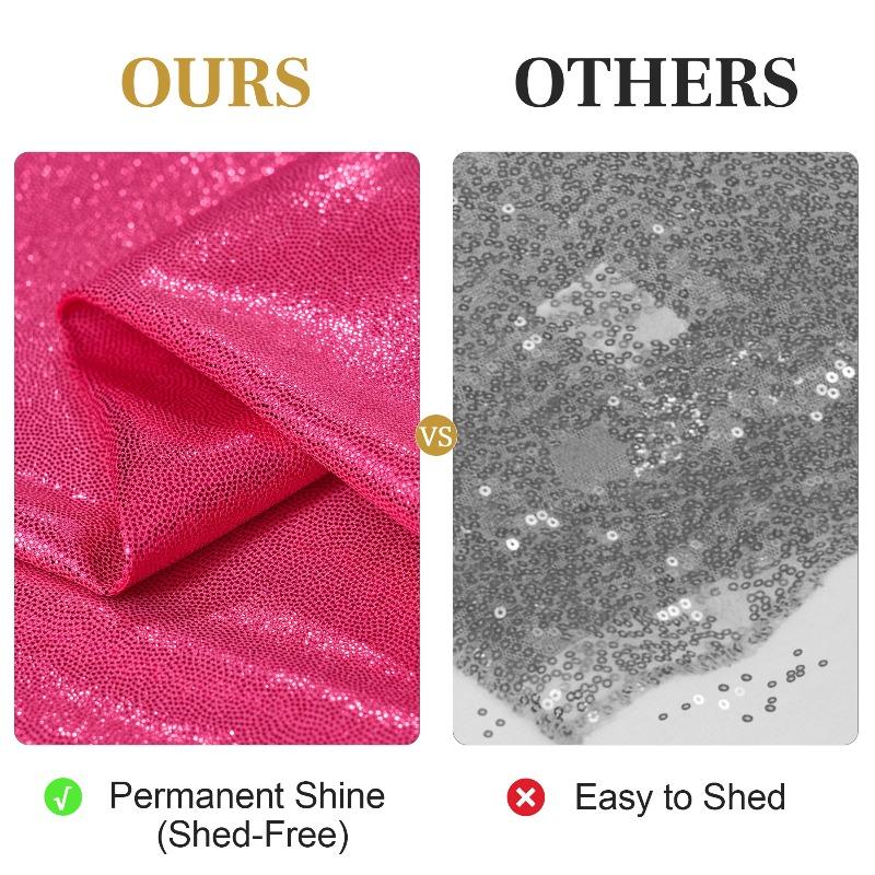 1.5x3m Sequins Backdrop Curtains Movable Decor Free for Birthday Party Prom Wedding Anniversary Shimmer Background Photo Drapes