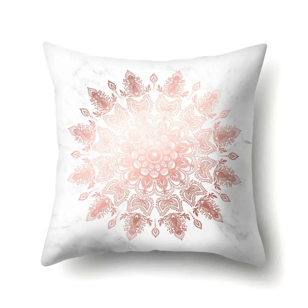 New Creative Pink Rose Gold Pillowcase Personalized Home Office Cushion