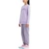 DECATHLON 500 Series Warm Loose Simple Skin-Friendly Sweatpants Smoky Purple Teen