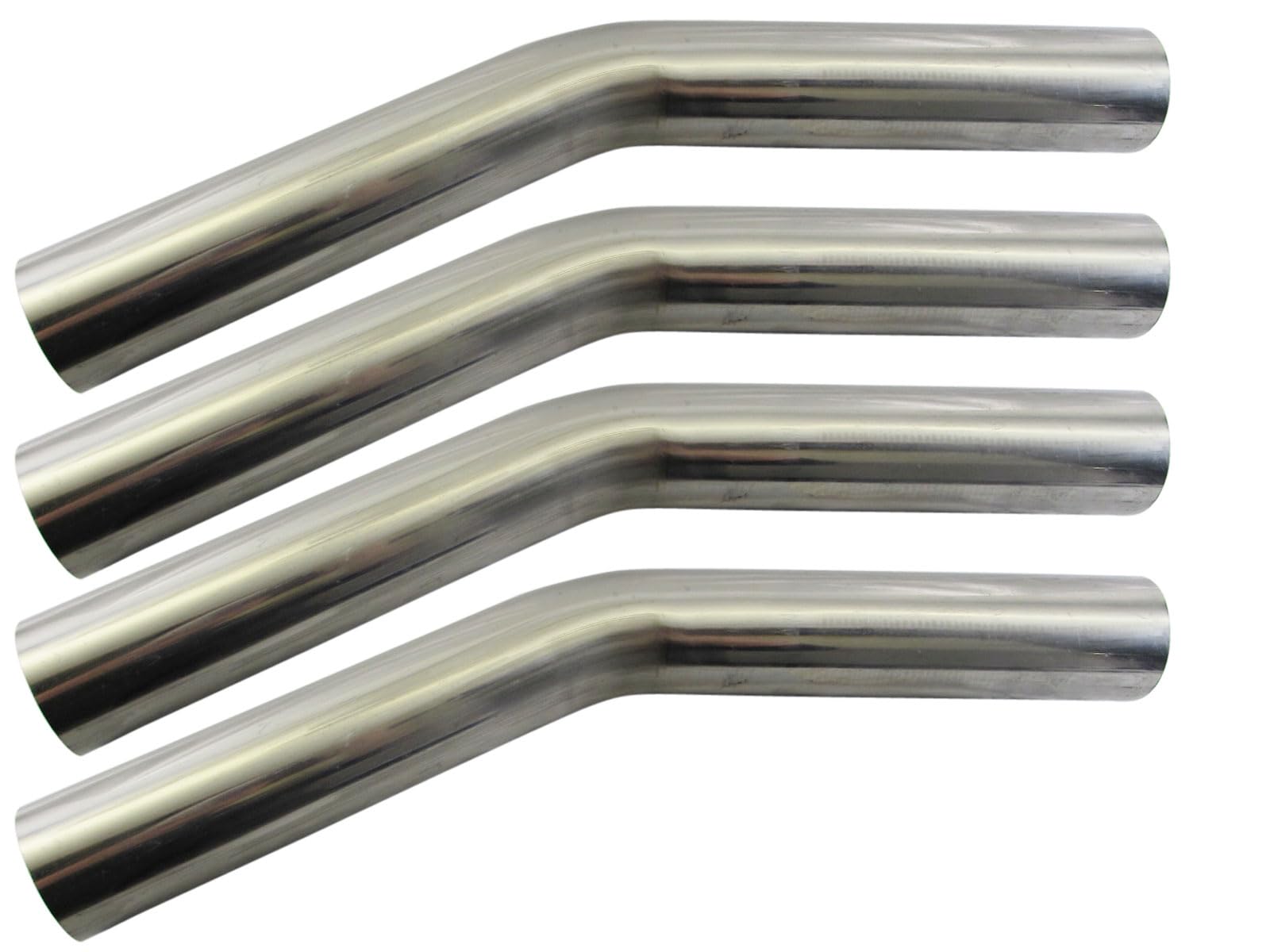 

BRIGHTZ Stainless Steel Bent 4 Pieces 70mm 70 30° Pipe, 1.5mm Thick, [CUR-PIPE-025-4PC] Diameter, 70, 30°