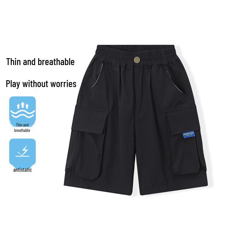 Boys  Summer Breathable Cargo Casual Shorts 120