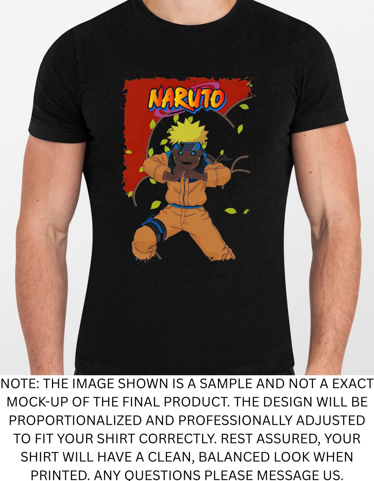 Men s and Women s T-shirts Naruto 2 Graphic L