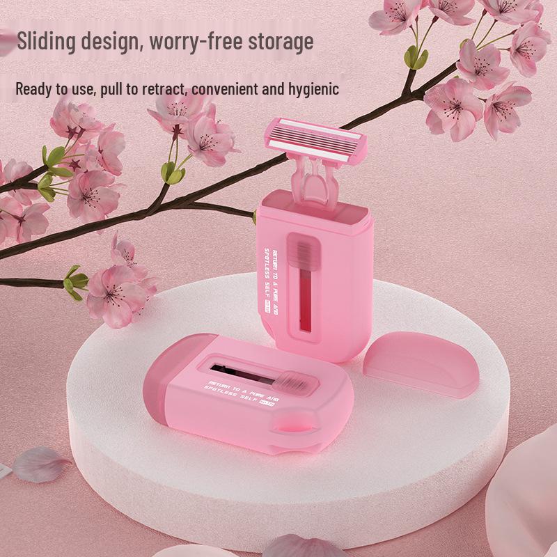Retractable Women's Razor for Body, Legs, Armpits, and Private Areas