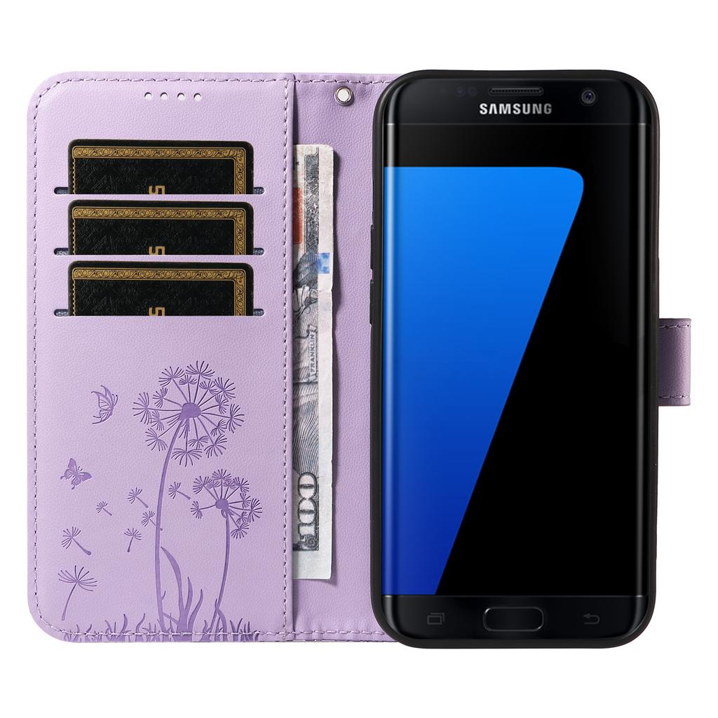 Flip Wallet Case For Samsung Galaxy S7 Edge S8 PU Leather Cover,Galaxy S9 Plus Xcover 7 Core Phone Cove