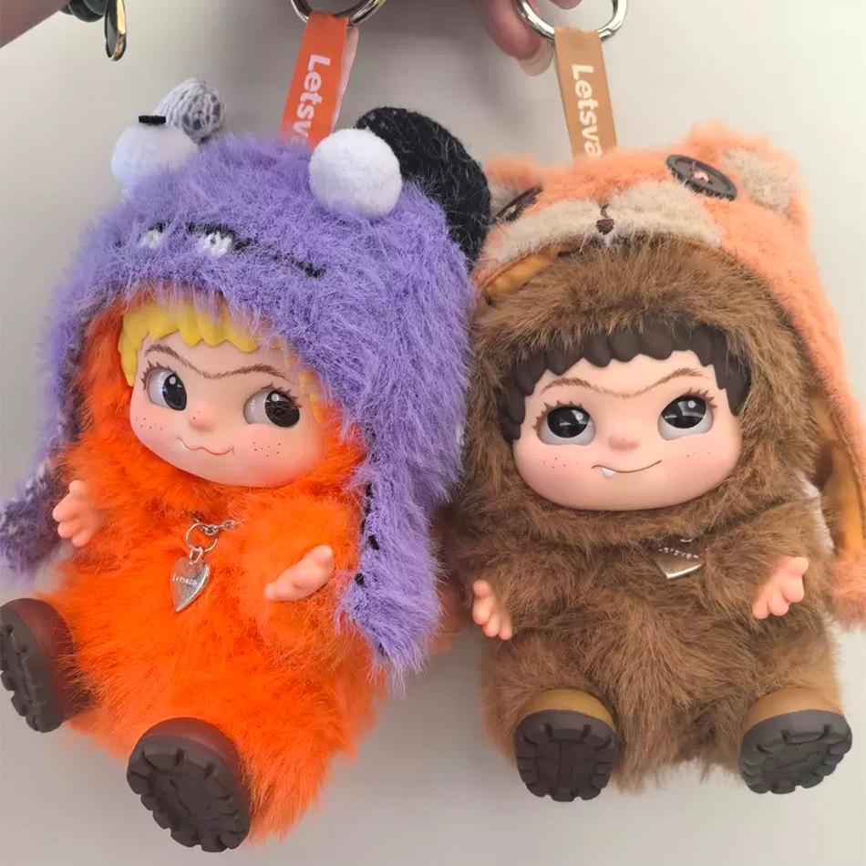 Wakuku пухнастий модний веселий подарунковий набір мила фігурка Wakuku коробка-сюрприз мила лялька підвіска лялька сумка-сюрприз подарункова іграшка