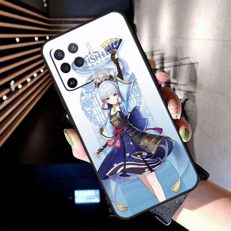 Genshin Impact Kamisato Ayaka Case For Oppo A17 A57 A77 A76 A16 A96 A18 A60 A80 A40 A38 A58 A78 A98 A94 A74 A54 A15 A5 Pro