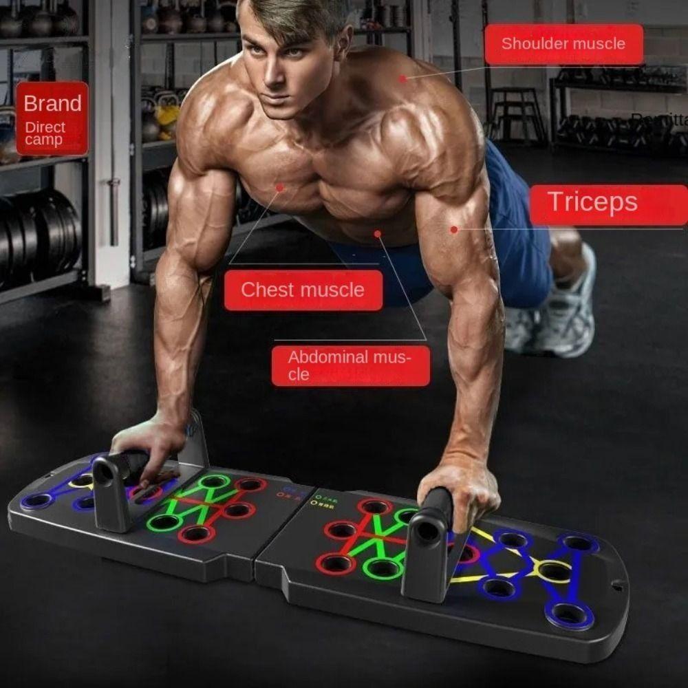 22/28-in-1 Push-up Board Foldable Push Up Bar Bodybuilding Home Exercise Equipment Gym