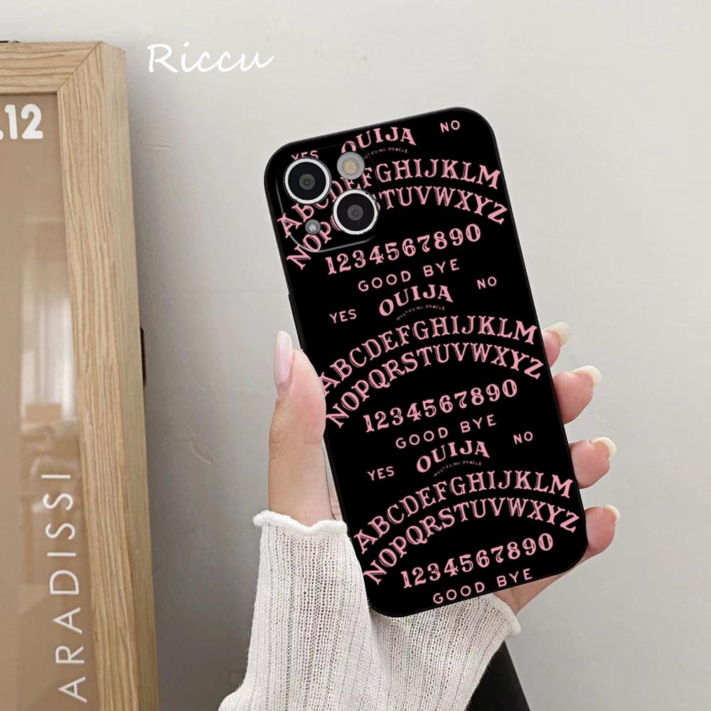 Great BMTH Ouija Board BnW Phone Case for Iphone 14 11 12 Pro 8 7 Plus X Pro MAX 13 MINI XR XS SE 2020 Soft Cartoon Phone Covers