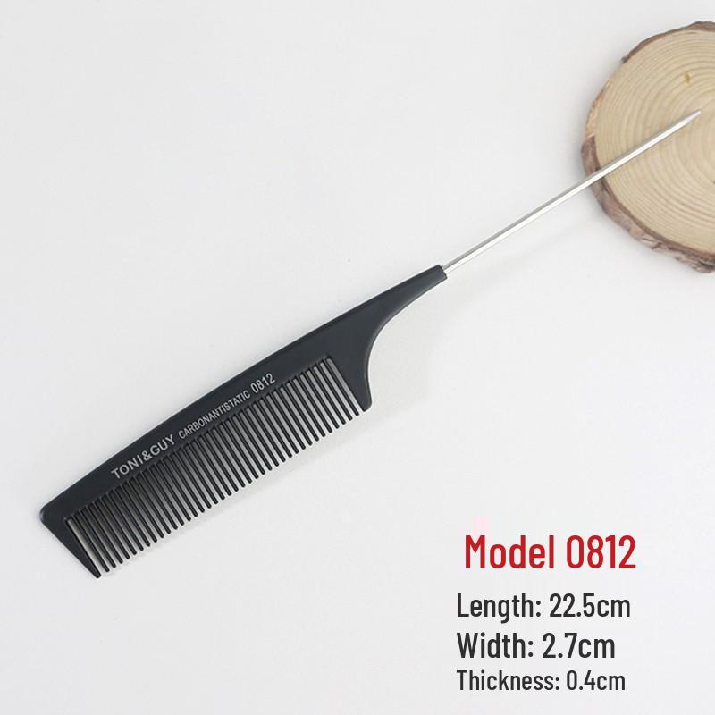 Professional Steel Tail Comb for Hairdressing - Perfect for Teasing, Updos, and Haircuts for Men and Women