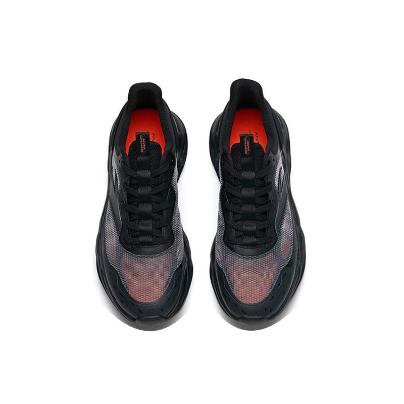 Anta Variety Training Collection Cushioning Anti-Slip Wear-Resistant Breathability Low-Top Training Shoes Men's Black Sneakers 112227725-1
