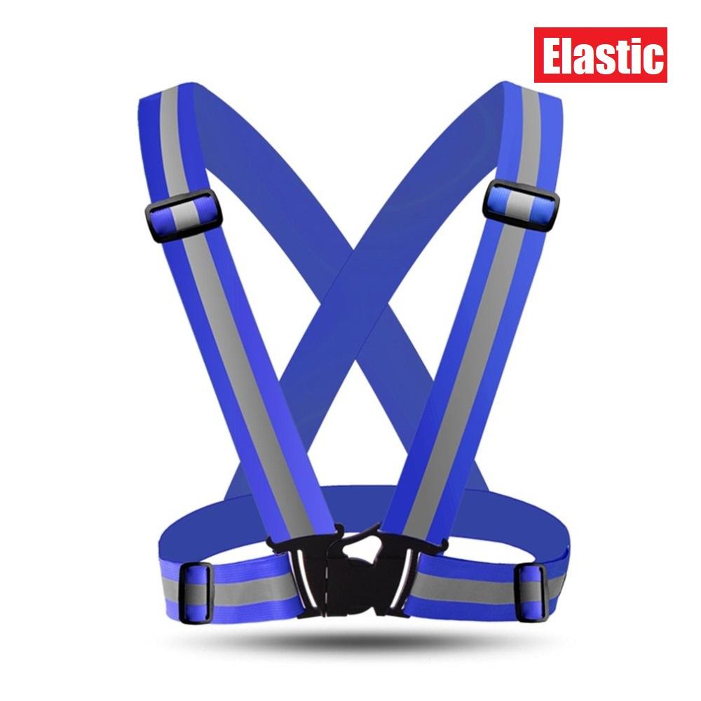 12 Colors Highlight Reflective Straps Adjustable Safety Vest Elastic Band for Adults and Children Night Running Riding Clothing