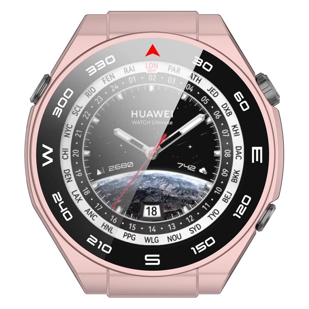 Screen Protector Case  Overall Hard PC Full Protective Cover Ultra Thin Guard Bumper- Compatible- for Watch Ultimate