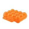 Compact Egg Tray With Handle Eggs Container Household Storage Eggs Organizer  Kitchen Use