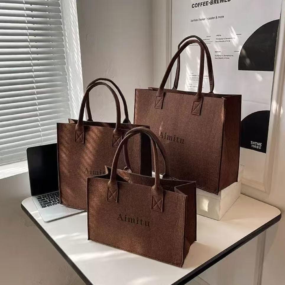 

Premium Women s Large Capacity Versatile Felt Tote Bag Other colors & sizes info