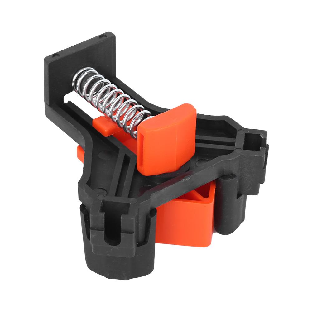 

4 шт. Угловой зажим 90 градусов Деревообрабатывающий зажим Аппаратный аксессуар Ручной инструмент для работы одной рукой