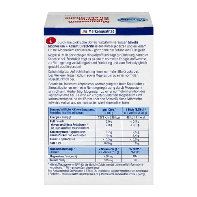 Mibolis Magnesium + Potassium 30 Sticks (Powder)