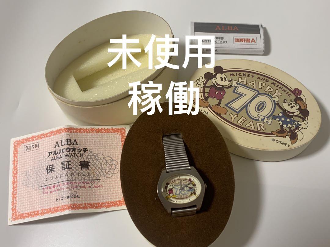 

[Б/У] Часы Seiko/SEIKO ALBA Микки Маус и Минни к 70-летию
