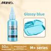 Marie 25 Colori 50ml Pittura Acrilica Metallica Pigmenti Ricchi Brillanti Perlescenti con Flacone Materiale Scolastico Cancelleria