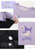 Kaitak Familie Sanrio Charaktere Kuromi Damen Hausanzug Pyjama, Langarm, Frühling/Herbst, M/L (L, Lila)