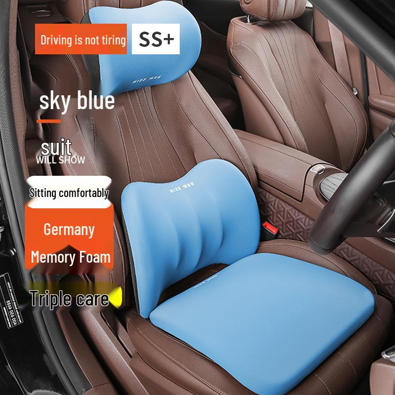Universal Winter Car Seat Cushion with Lumbar Support - Warm, Simple & Stylish for All Seasons