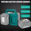 4 Bay Rapid Charging Station For 18V 21V BL1830,BL1415,BL1815,BL1850 Battery Storage RackWith Portable Handle And Safety Features