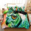 Owl Duvet Cover Set Queen Size Cute Cartoon Magic Owl Bedding Set Owl Comforter Cover for Boy Girls Cute Animal Bedspread Cover