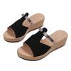 New Women Shoes Fashion Comfort Summer Sandals Thick Bottom Versatile Trendy Slippers Simple Retro Classic High Heels Pantuflas
