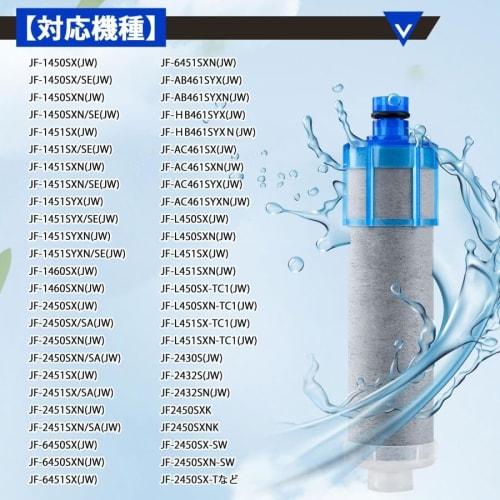 [Domestically Tested] JF-K21-C Replacement Water Purifier Cartridges, Standard Type, Removes 12 Substances, Eco-Friendly, Chlorine Removal, Pack of 3