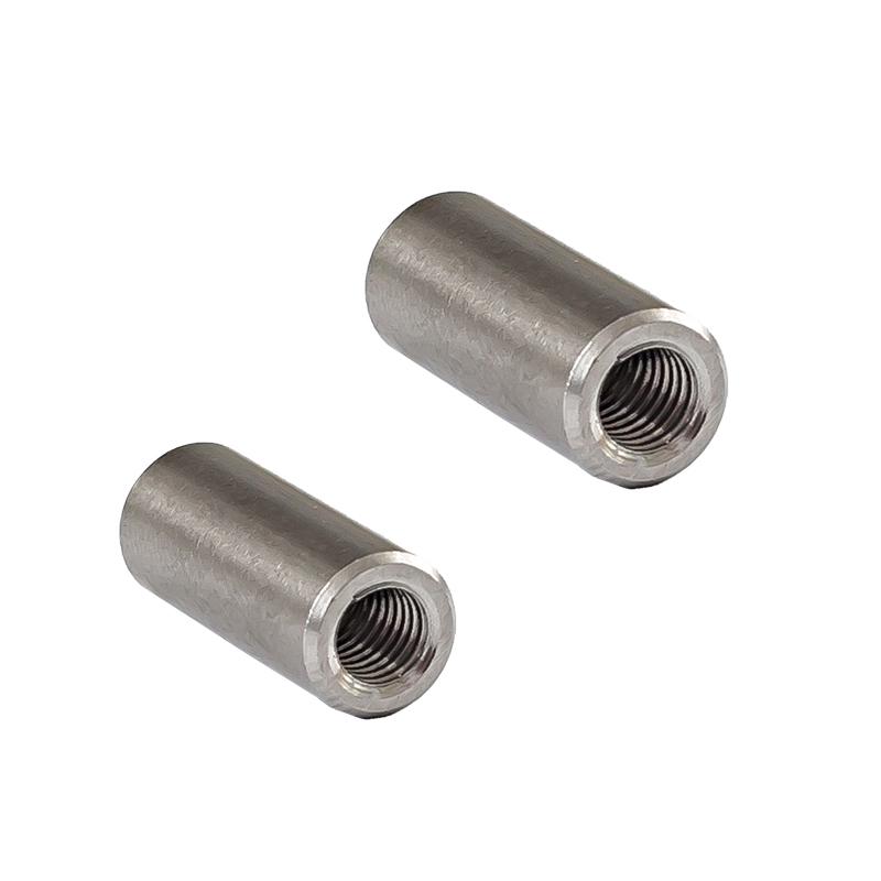 Stainless Steel 304 Double-Ended Threaded Cylindrical Guide Pin with Dual-End Holes