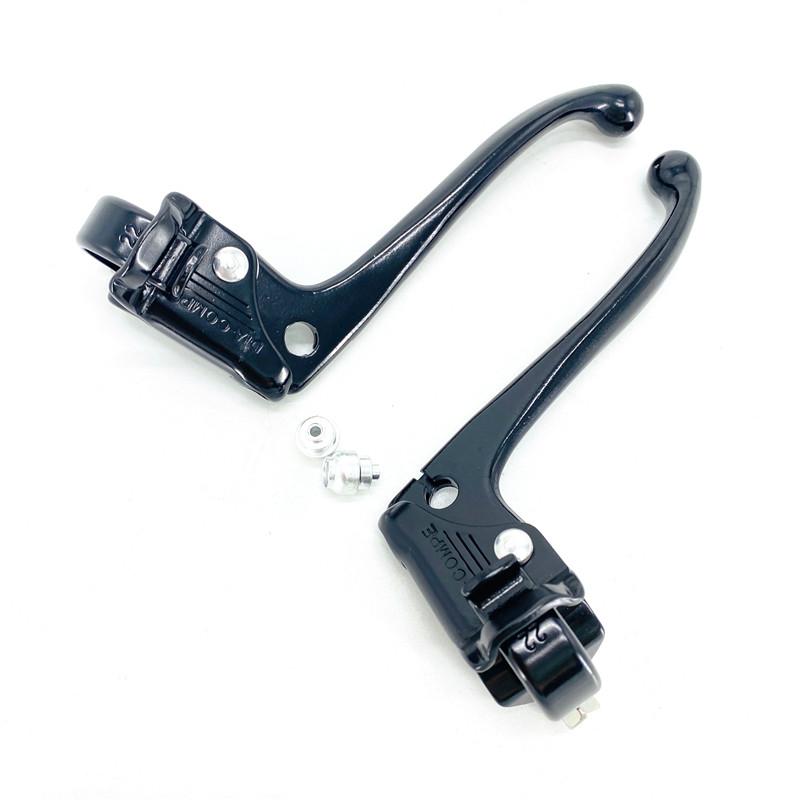 DIA-COMPE City Bicycle Retro Bike 22.2mm Brake Lever Hinged Installation Quick Release Caliper V Brake Levers Aluminum Alloy