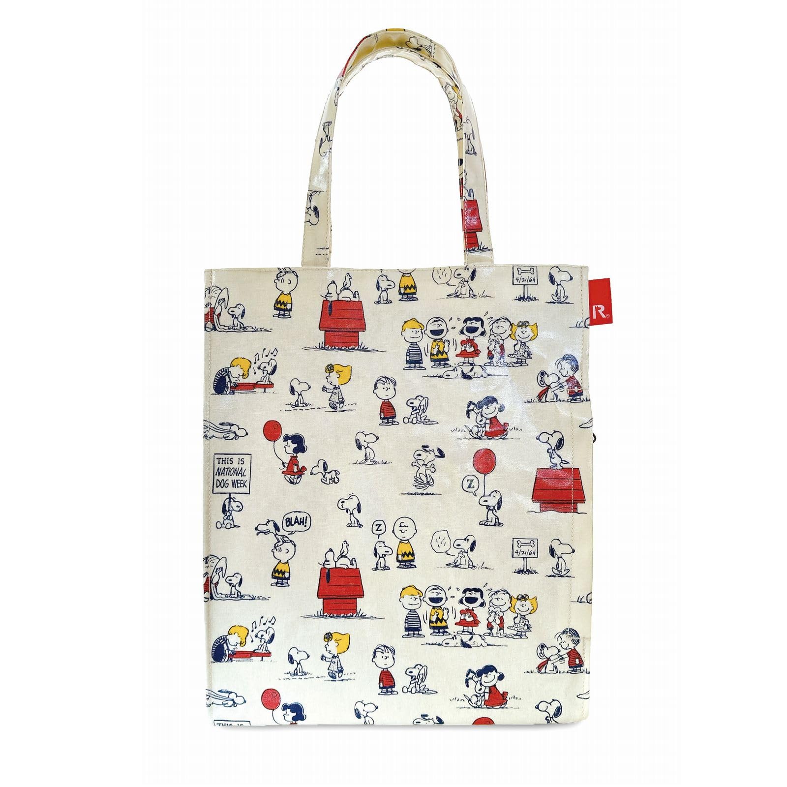 

Вертикальна ламінована сумка-тоут Snoopy IP A4 Lami Peanuts кольору слонової кістки Peanuts [Routeto] (860102 Банда)