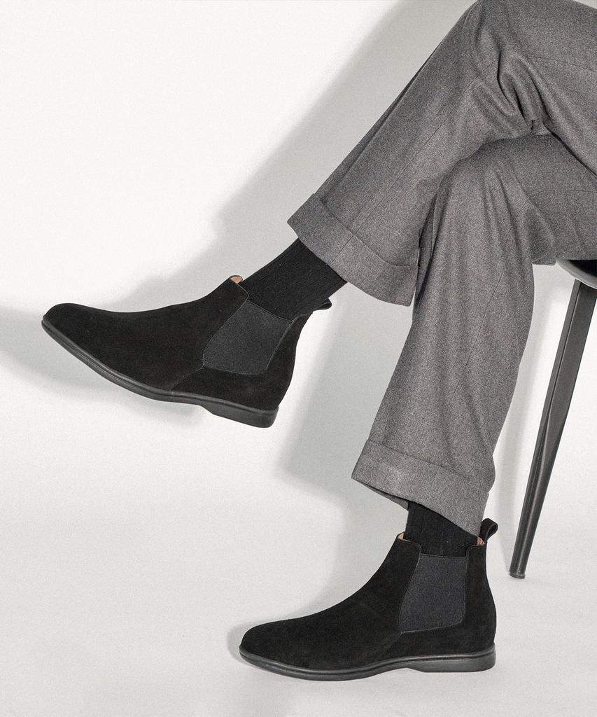 Allclassic Alc505 Simer Chelsea Boots_Black Suede