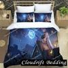 Genshin Impact Element Duvet Cover Set Cartoon Bedding Set Bedroom Dormitory Soft Single Double Duvet Cover For Boys