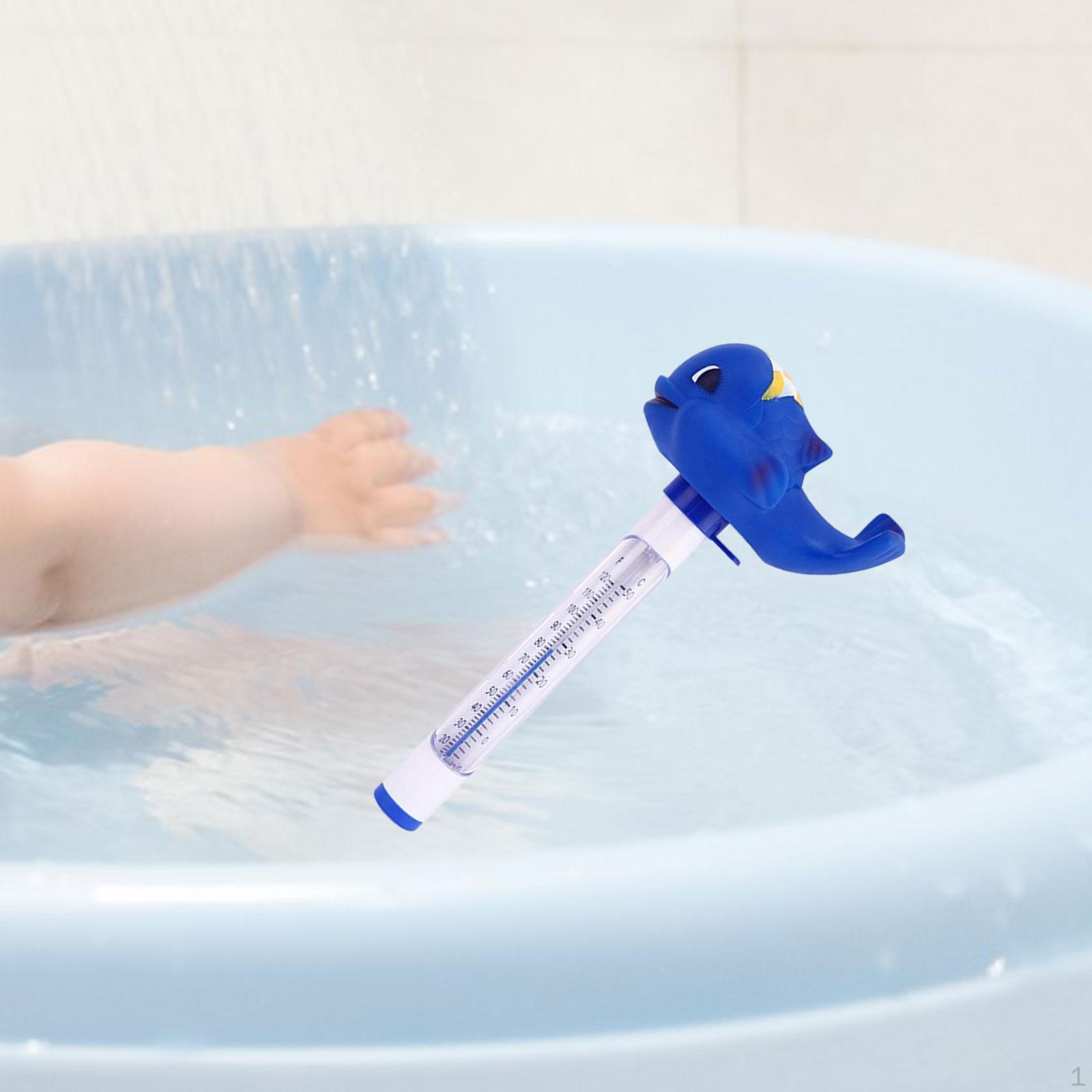 Whale Floating Pool Thermometer SPA Tub Shatter Resistant Easy to Read
