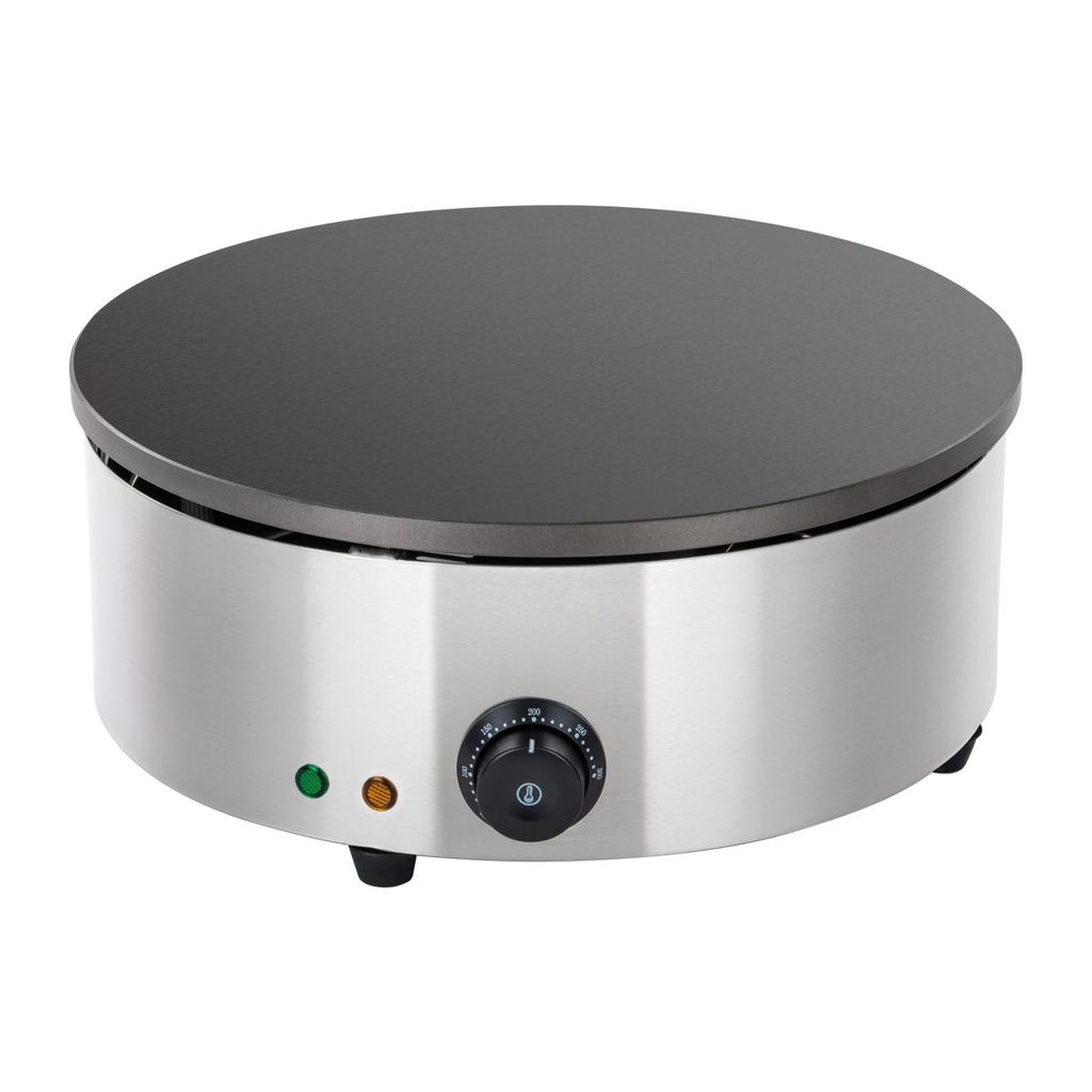 Round Pancake Maker, Teflon-coated, Diameter 40cm