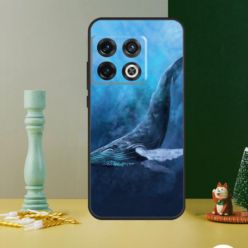 Beautiful Blue Whale Painting Case For OnePlus Nord CE 4 2 3 Lite N20 N30 9 10 Pro 8T 9RT 10T 10R 12R 13R 11 12 13 Cover