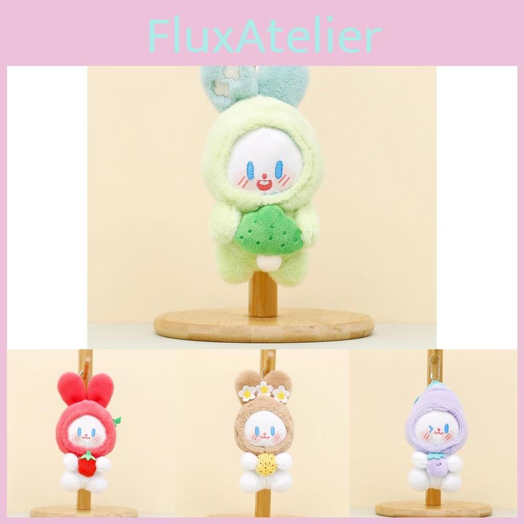 Potato Charming Bunny Plush Keychain Short Fur Soft Keyring Cute Ornament Bag