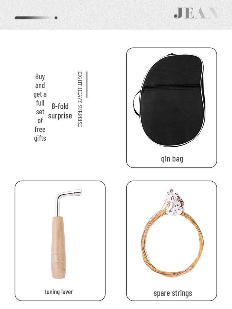 19-Tone Mini Lyre Harp - Beginner's Instrument