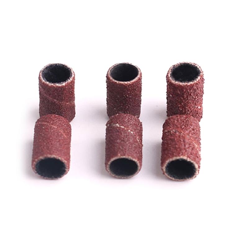 100Pcs 80/120/150/180/240Grit Nail Sanding Bands for Nail Drill Fine Grit Nail