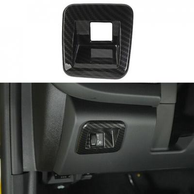 Cache-commutateur de commande de phare Garniture Décoration Lunette Pour Chevrolet Camaro 17+ Carbone