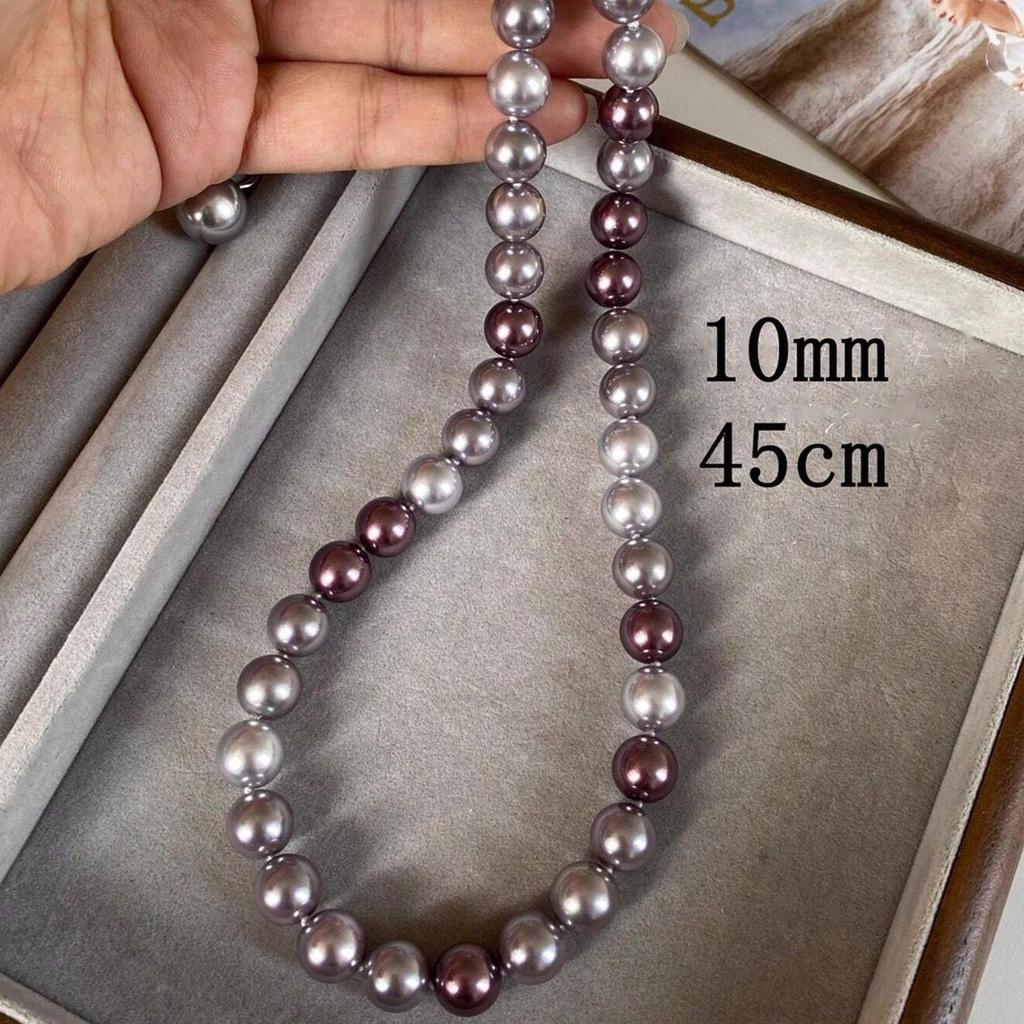 2025 Versatile Purple Pearl Necklace for Women – Perfect for Daily Wear & Valentine's Gift