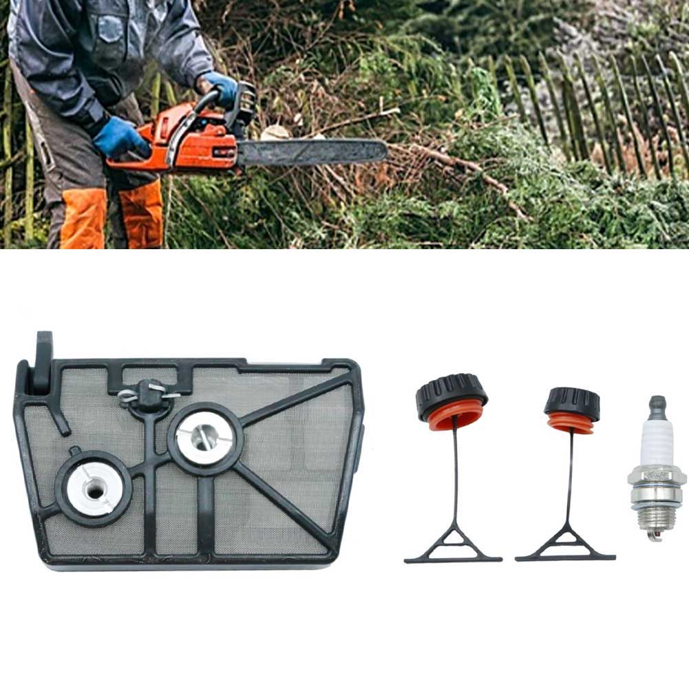 028 Chainsaw Air Filter Kit Includes 1 Air Filter 2 Oil 1 Spark Stopper For WT16B WT216 HU40D HU40B 11181201610