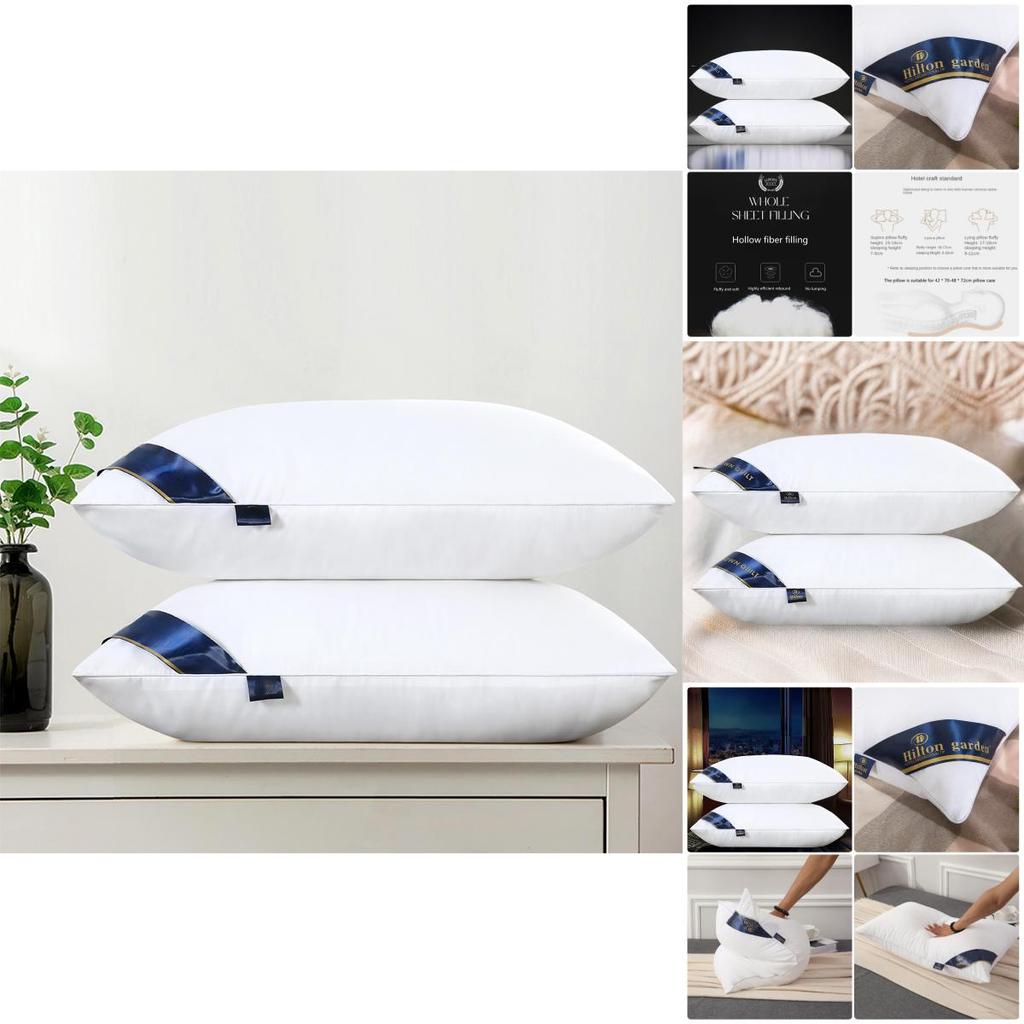 Hilton Hotel Pillow High And Low Adjustable Neck Support Pillow For Single Person