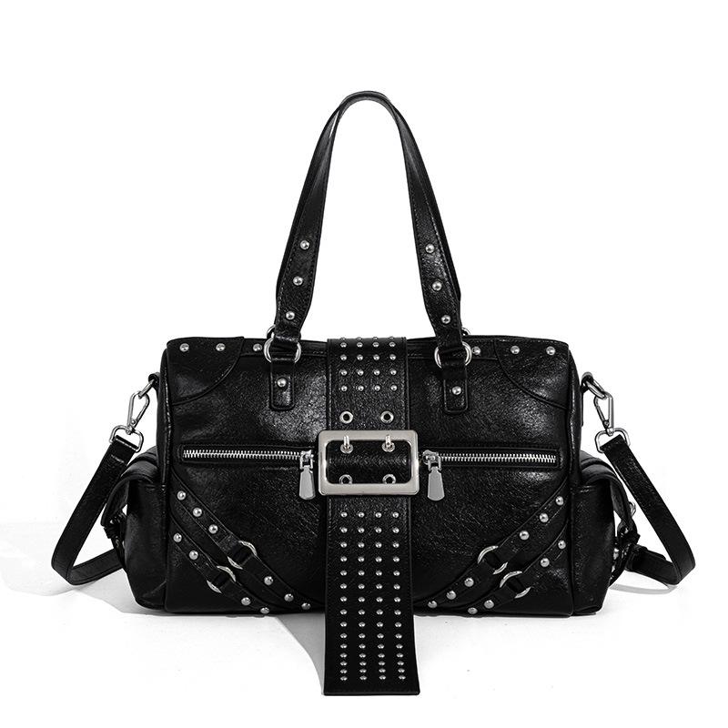 New Retro Rivet Punk Shoulder Bag - Trendy High-End Autumn/Winter Collection