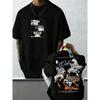 Plus Size Demon Slayer Anime Printed Summer Men and Women Tshirt Street Fashion Casual Parent Child Top Cotton Harajuku Y2K
