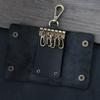 Handgefertigter Schlüsselhalter aus echtem Leder - Organizer-Tasche für Herren mit Kartenschlitz, Haushälter-Schlüsseltasche & Geldbörse (Bereit zum Verschenken)