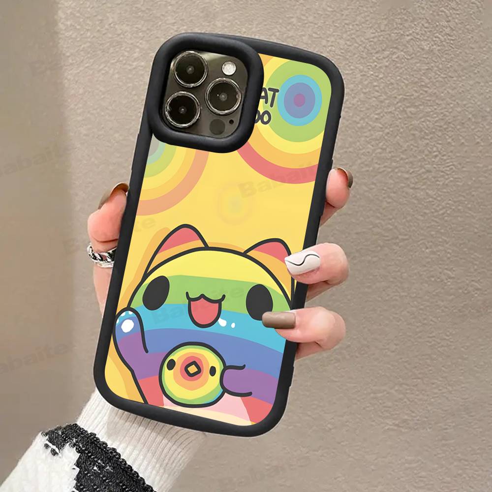 Bugcat Capoo Cute Phone Case For iPhone 16 15 14 Plus 13 12 11 17 Pro Max Pro Soft Cover